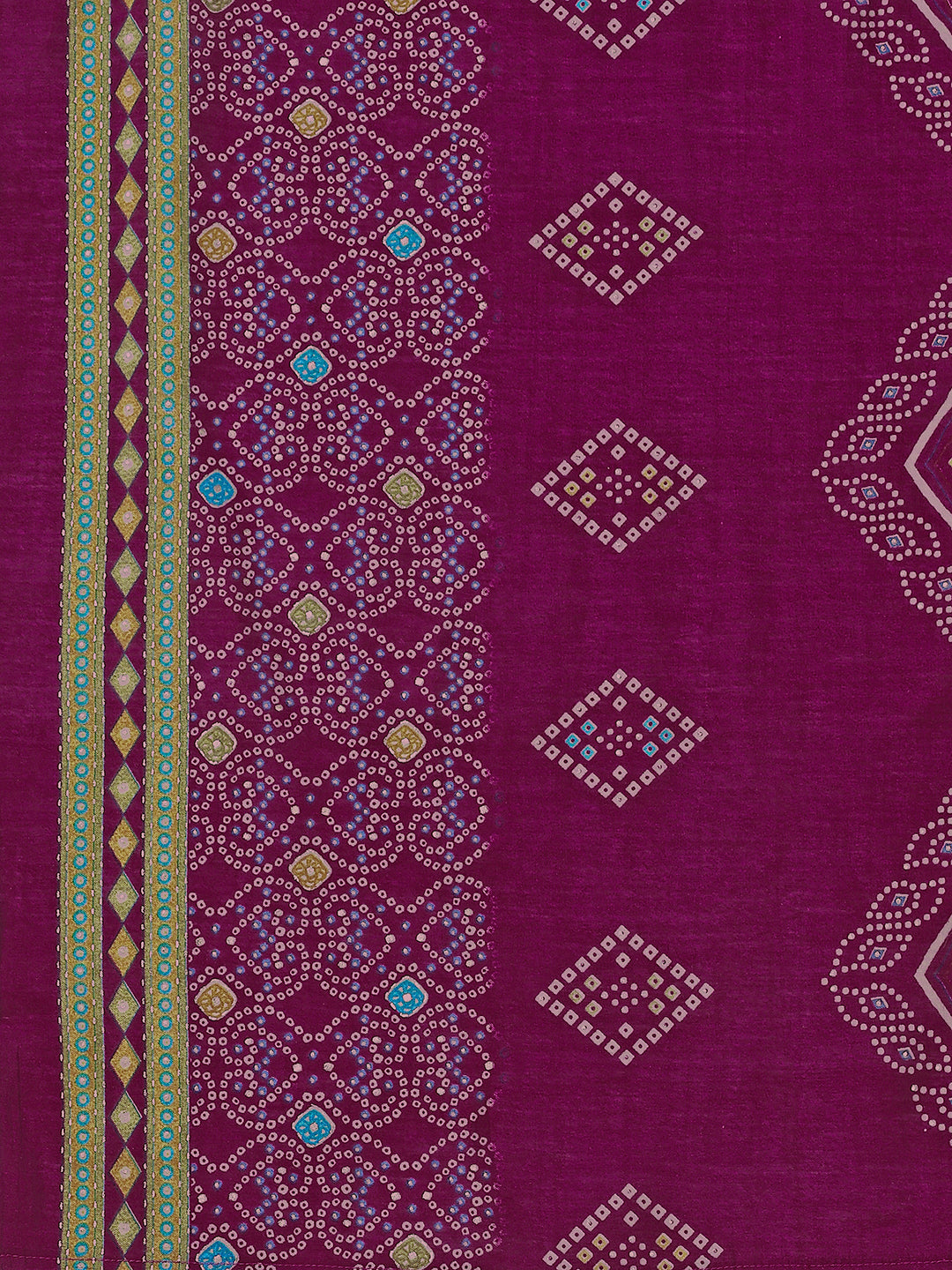 Purple Printed Kurta Suit Set Product vendor