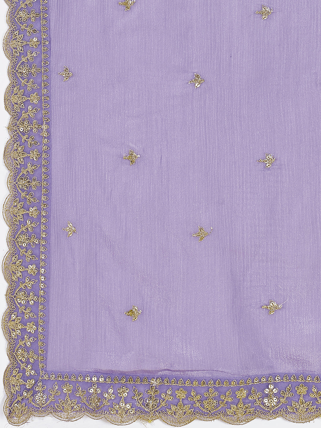 Purple Jacquard Sharara Suit Set Product vendor
