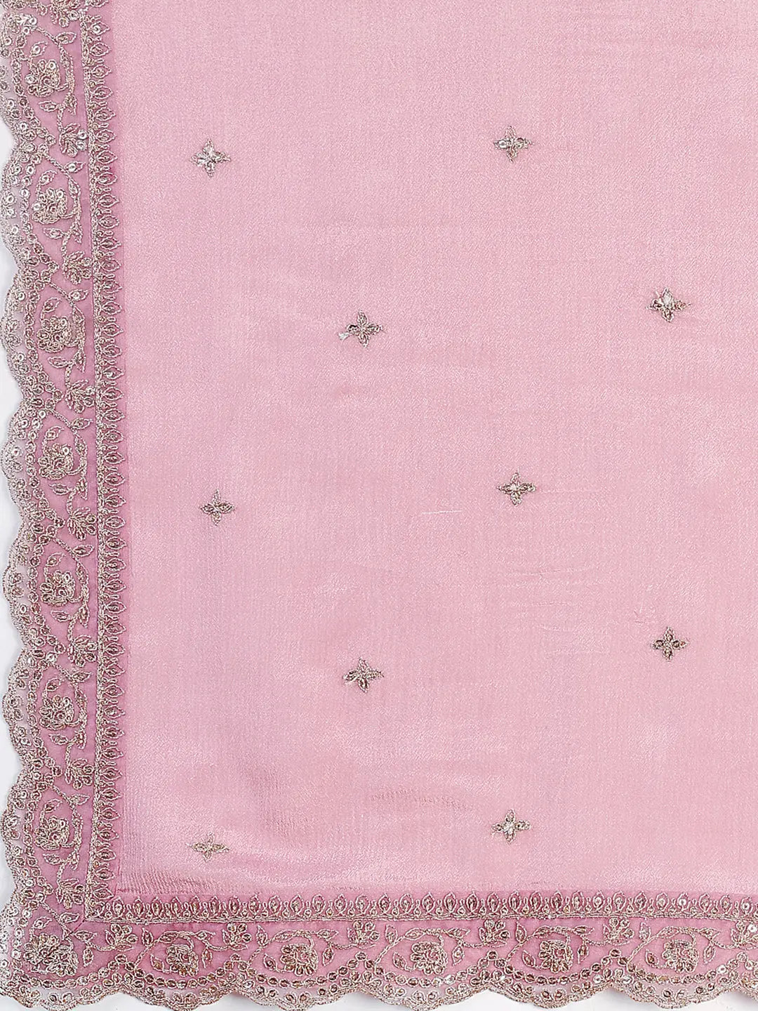 Sweet Lilac Jacquard Jaal work Sharara Suit Set Product vendor