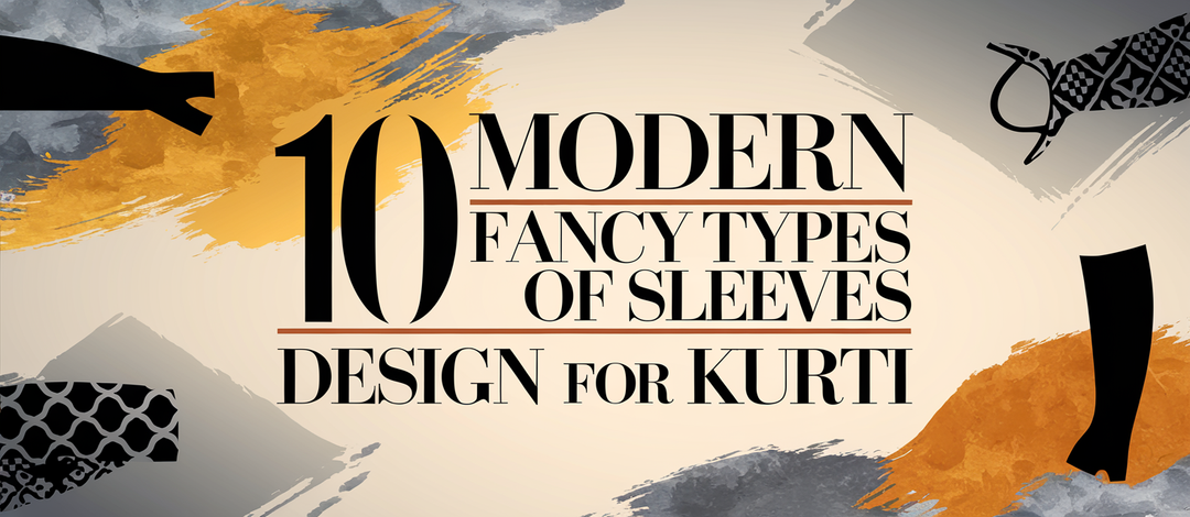 10 Modern Fancy Types of Sleeves Design for Kurti