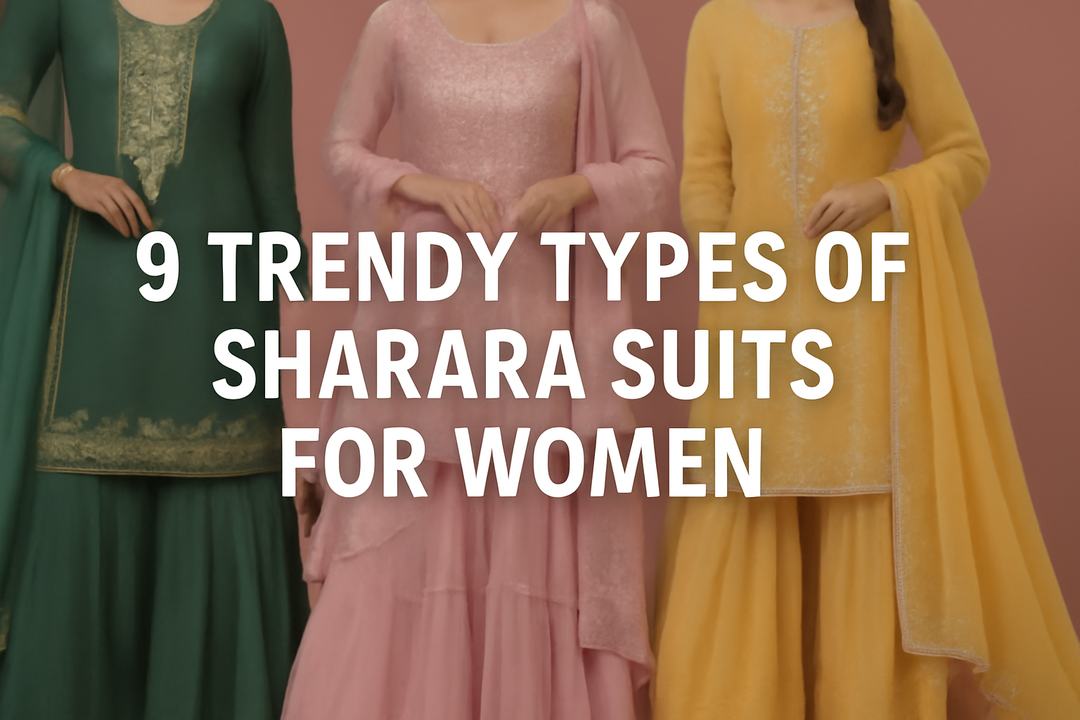 Types Of Sharara Suits For Women