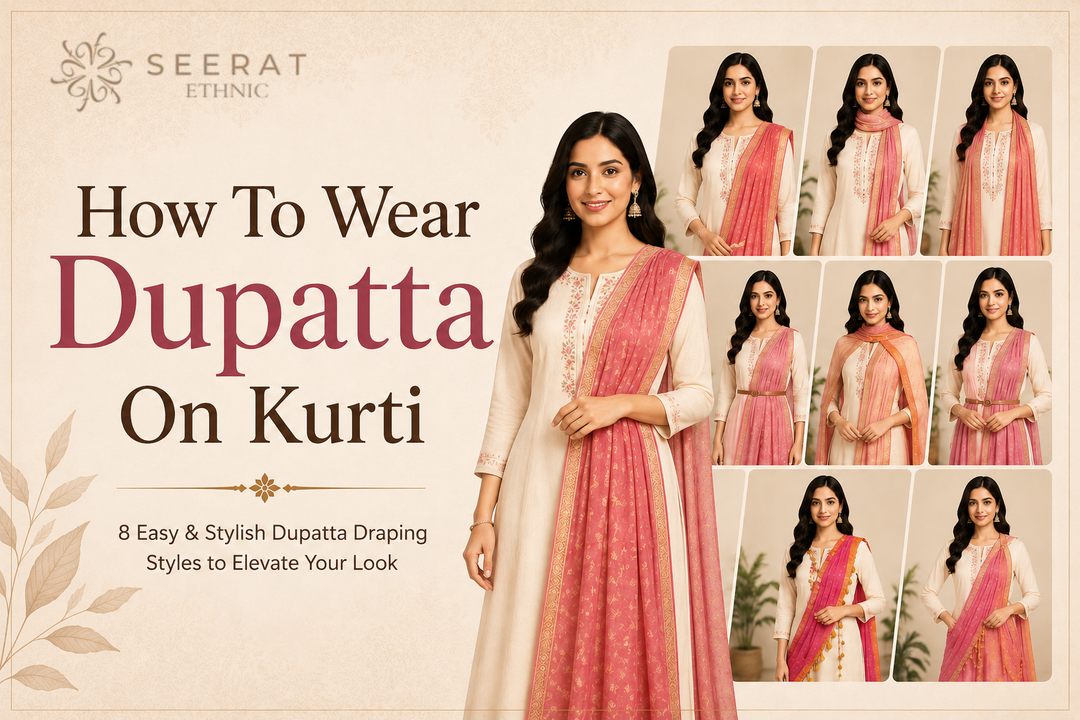 How To Wear Dupatta On Kurti