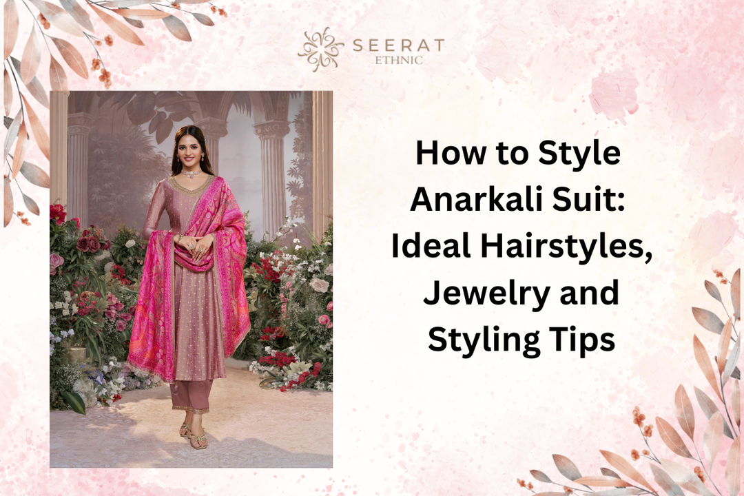 How to Style Anarkali Suit: Ideal Hairstyles, Jewelry and Styling Tips