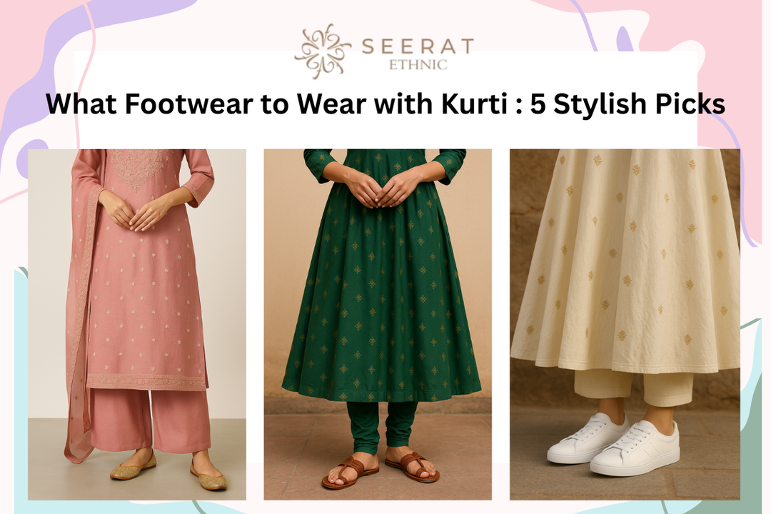 what footwear to wear with kurti