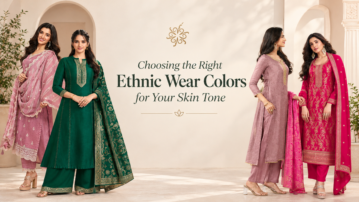 Choosing the Right Ethnic Wear Colors for Your Skin Tone Image