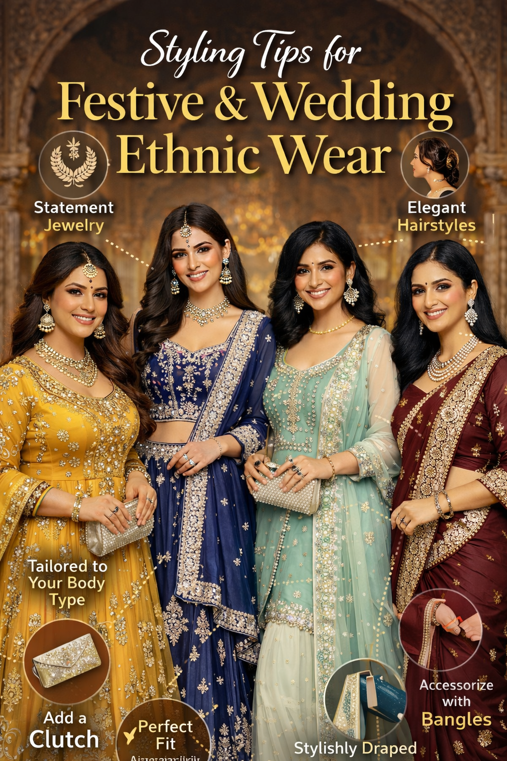 Styling Tips for Festive & Wedding Ethnic Wear