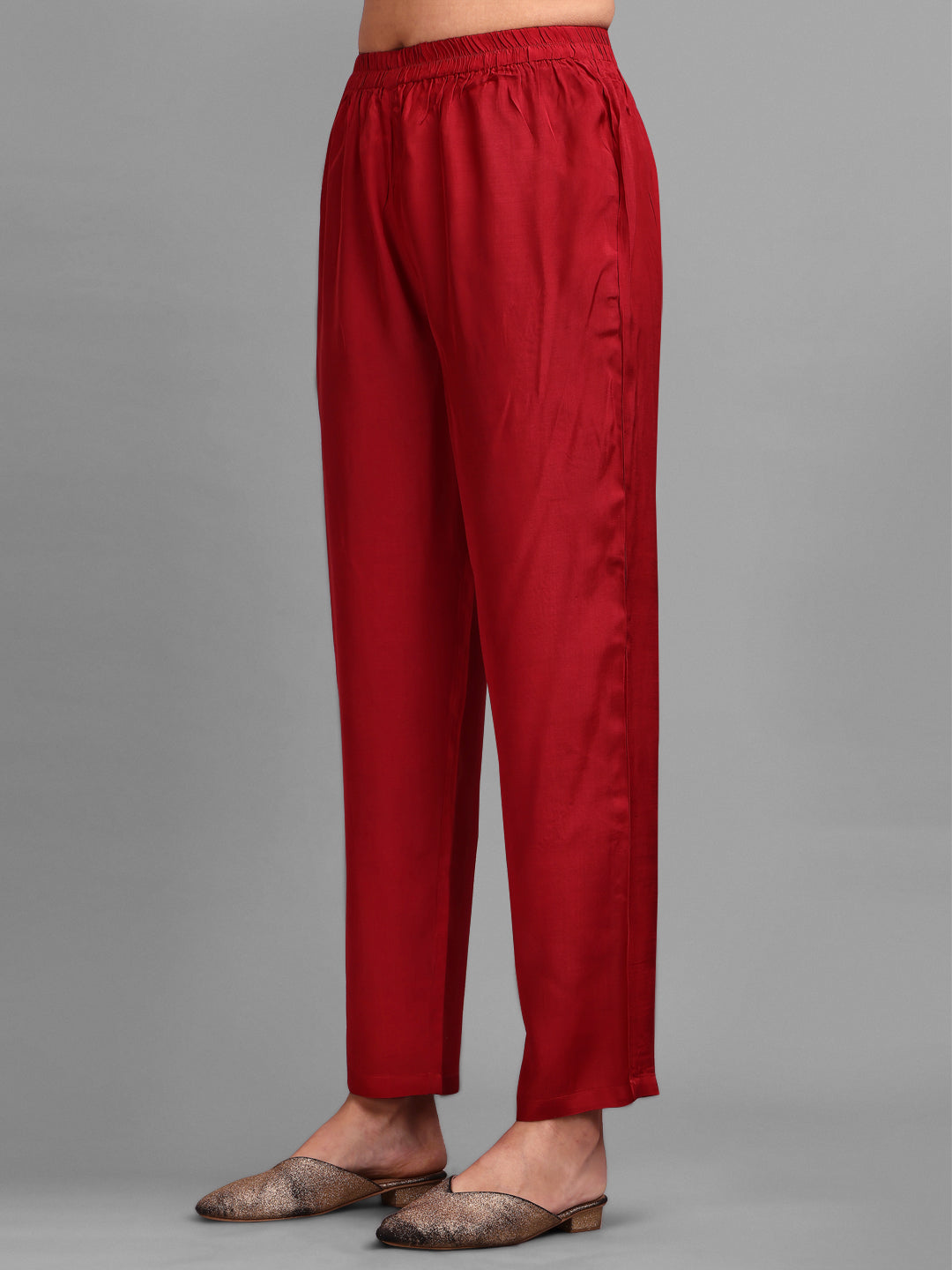 Red Jacquard Kurta Suit Set Product vendor