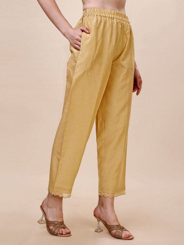 Yellow Embroidery Kurta Suit Set Product vendor