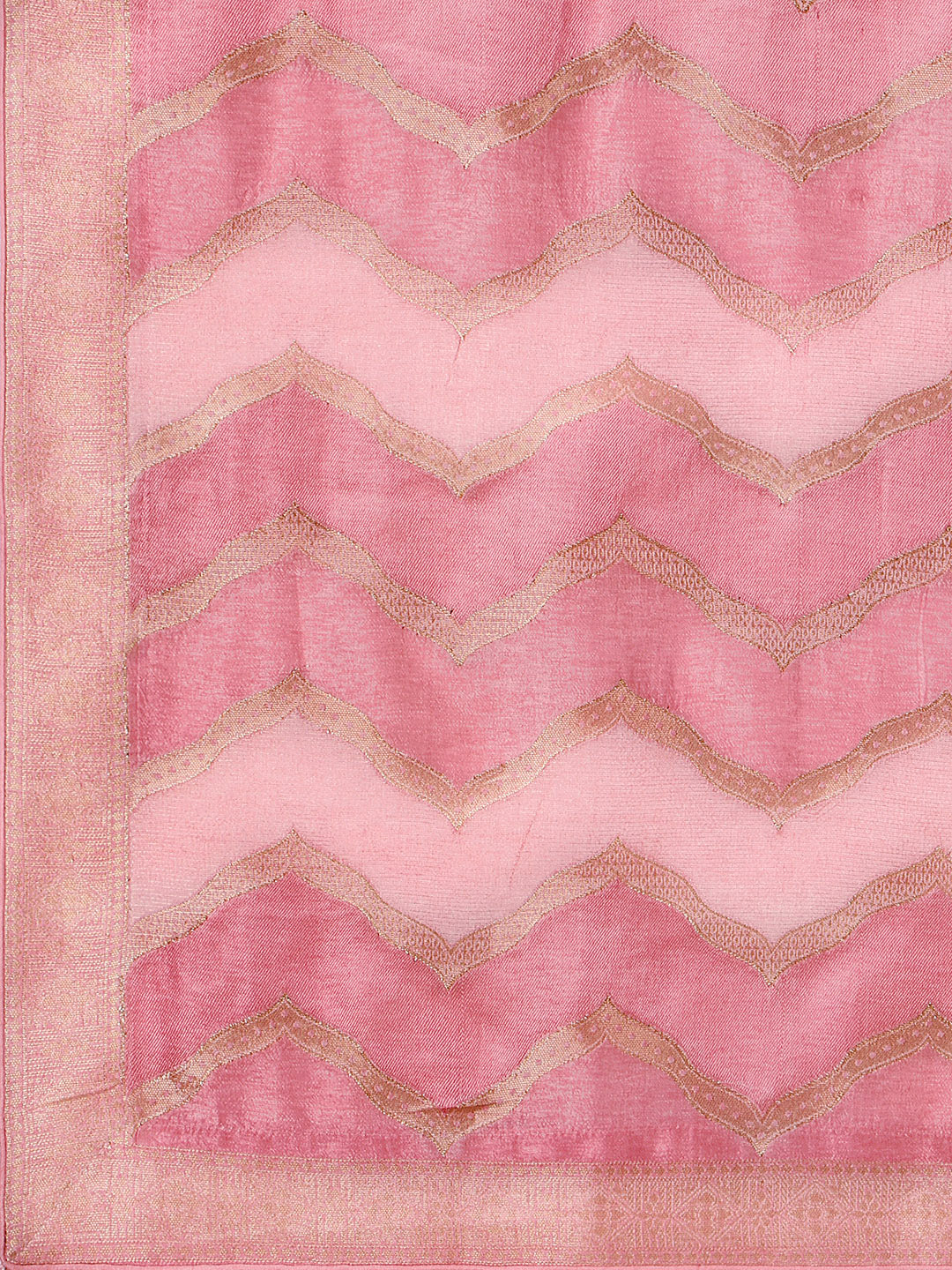 Pink Jacquard Kurta Suit Set with Rangkat Dupatta Product vendor