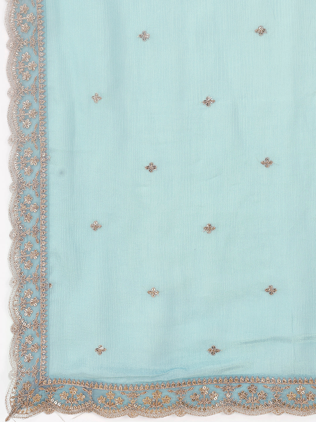 Turquoise Blue Sharara Suit Set Product vendor