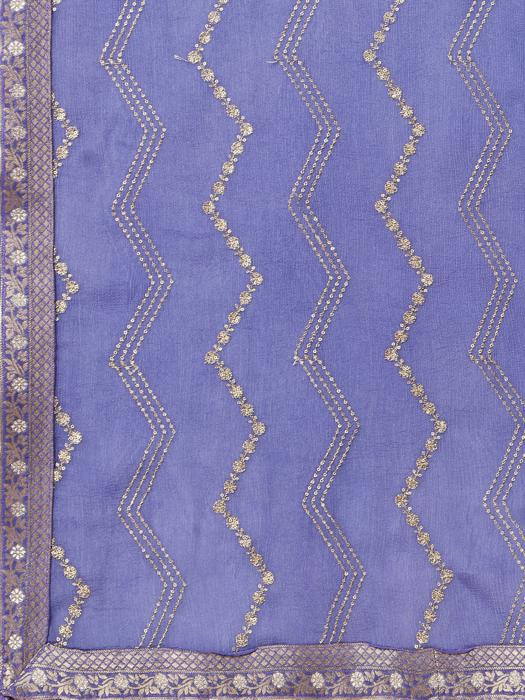 Lavender Textured Jacquard Pallazo Suit Set Product vendor