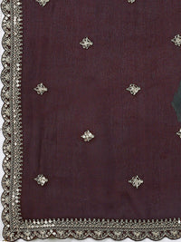 Brown Printed with Embroidered Sharara Suit Set Product vendor