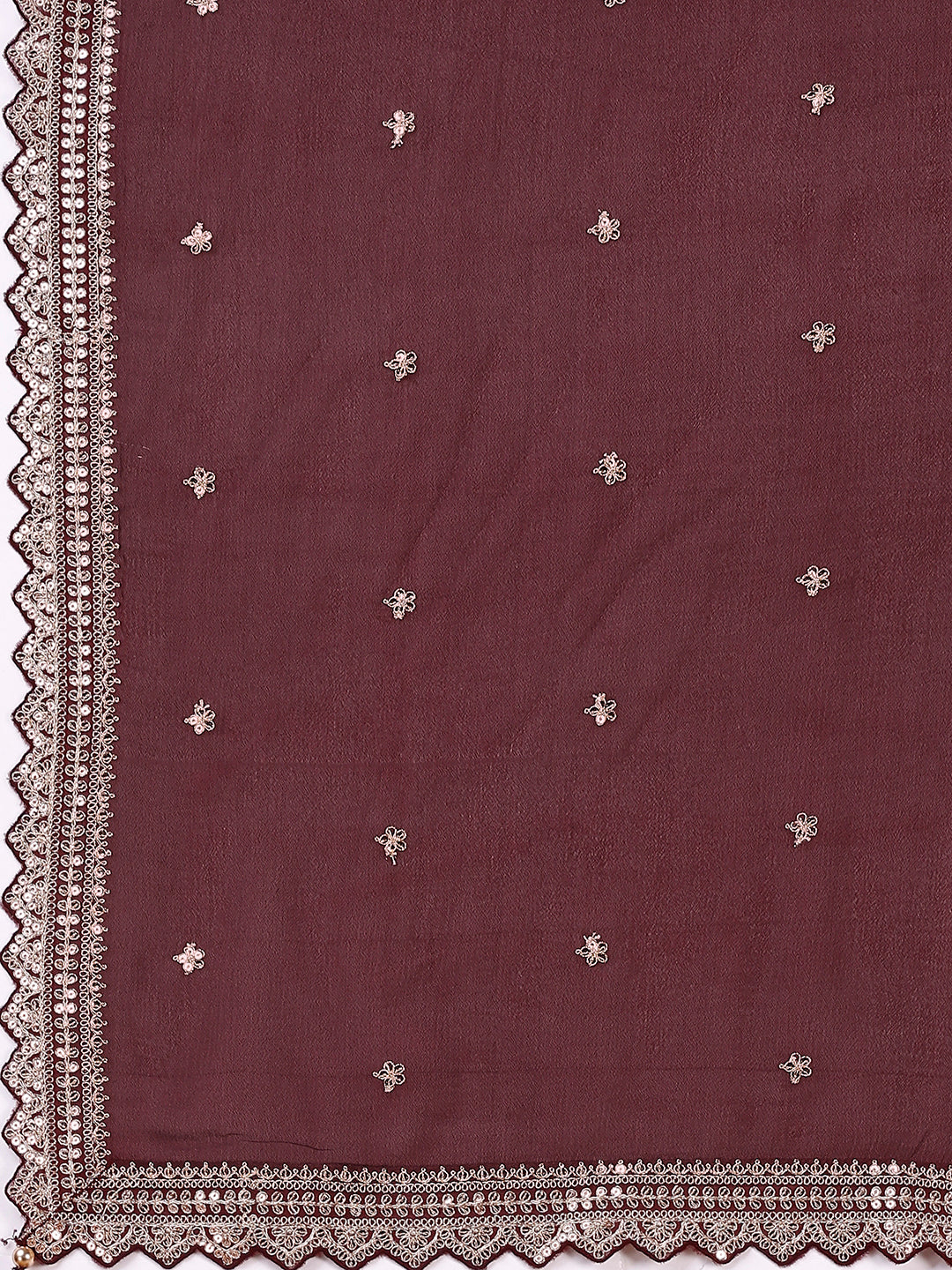 Maroon Printed with Embroidered Sharara Suit Set Product vendor