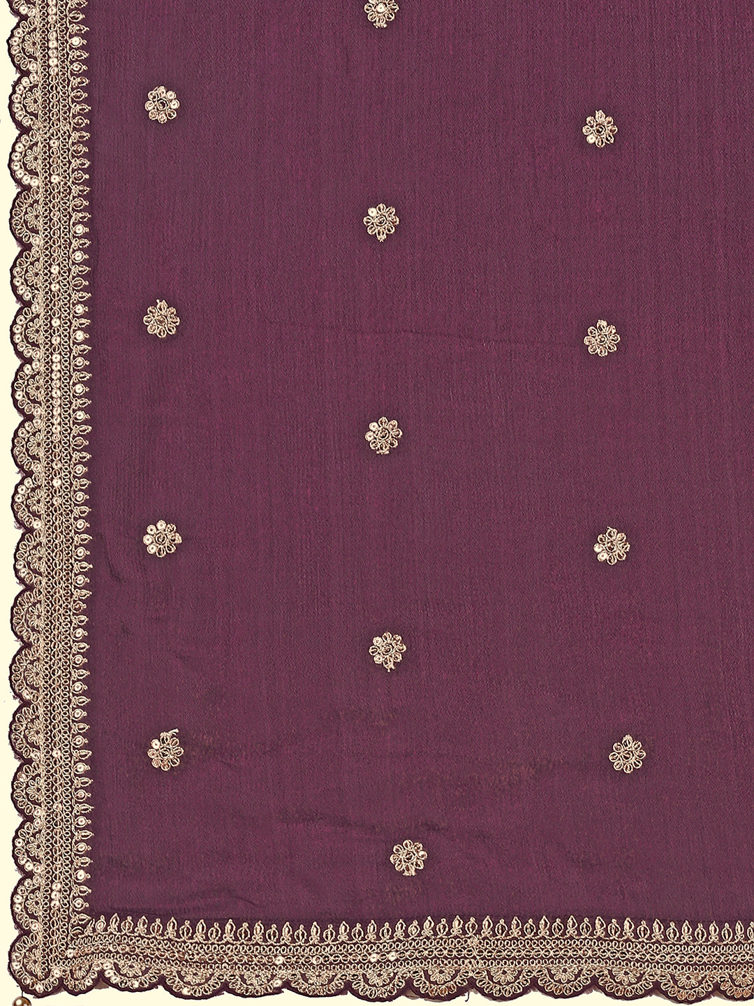 Wine Printed with Embroidered Sharara Suit Set Product vendor