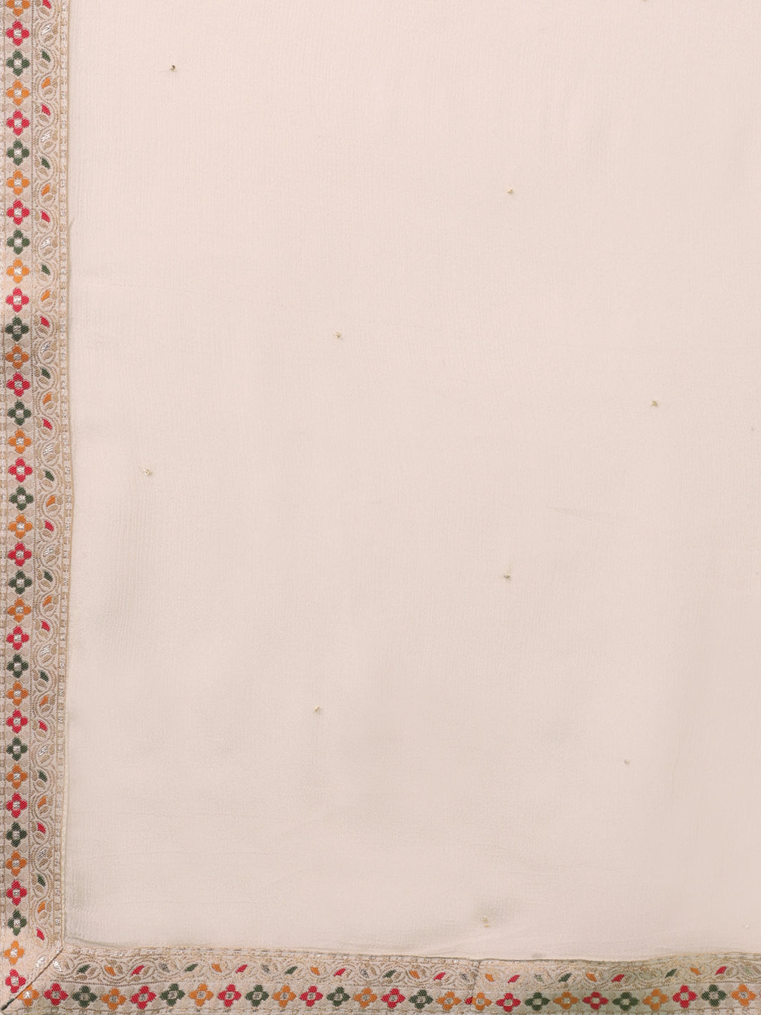 Cream Meena Jacquard Kurta Suit Set Product vendor