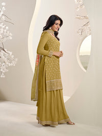 Meganta Butti Floral pattern Sequins Embroidered Sharara Suit Set Product vendor