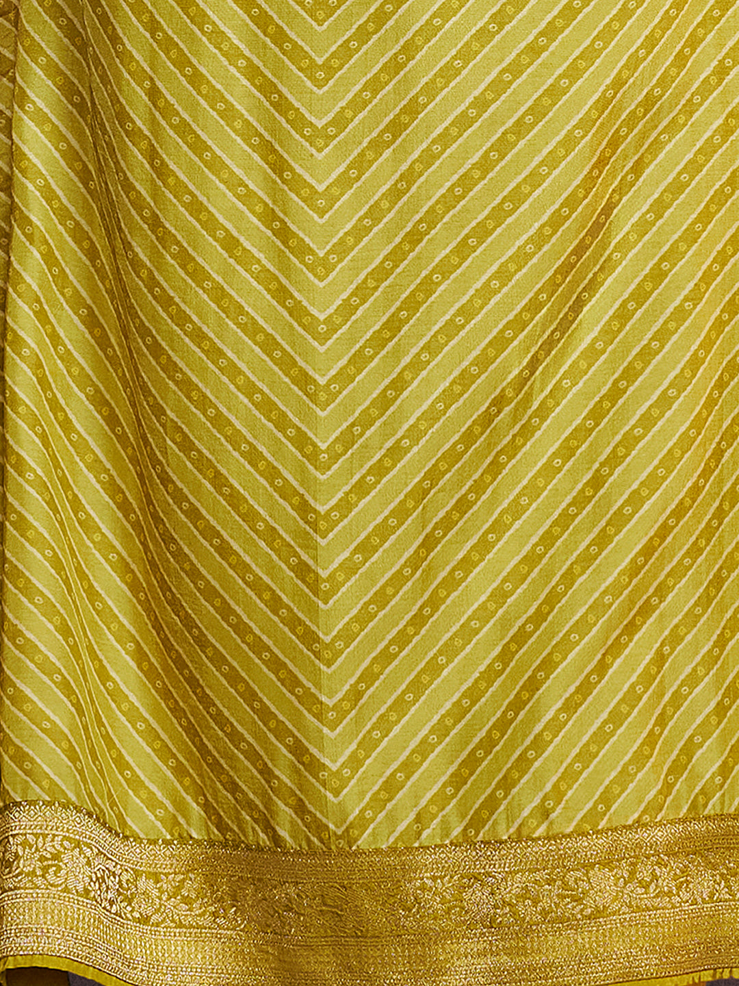 Mustard Yellow Premium Dola Silk Suit with Ethnic Motifs & Jacquard Detailing
