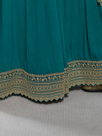 Rama Green Jacquard with Embroidery Sharara Suit Set Product vendor